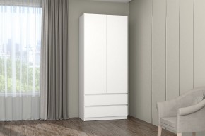 МС "Хилтон" Шкаф №3 900 (Белый текстурный) в Нытве - nytva.mebel24.online | фото