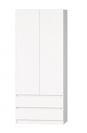 МС "Хилтон" Шкаф №3 900 (Белый текстурный) в Нытве - nytva.mebel24.online | фото 2