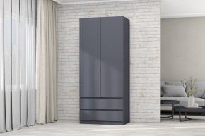МС "Хилтон" Шкаф №3 900 (Графит) в Нытве - nytva.mebel24.online | фото