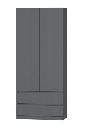 МС "Хилтон" Шкаф №3 900 (Графит) в Нытве - nytva.mebel24.online | фото 2