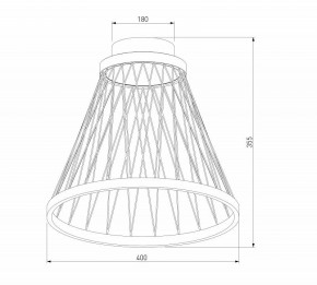 Накладной светильник Eurosvet Cesta 40018/1 LED коричневый в Нытве - nytva.mebel24.online | фото 4