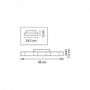 Накладной светильник Lightstar Favo 750071 в Нытве - nytva.mebel24.online | фото 2