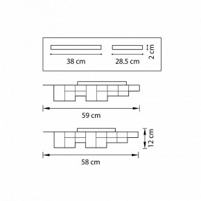 Накладной светильник Lightstar Favo 750122 в Нытве - nytva.mebel24.online | фото 2
