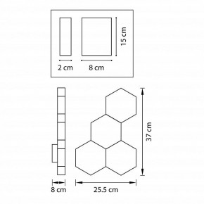 Накладной светильник Lightstar Favo 750641 в Нытве - nytva.mebel24.online | фото 2