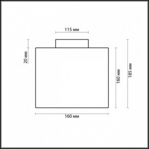 Накладной светильник Odeon Light Cross 2407/1C в Нытве - nytva.mebel24.online | фото 2