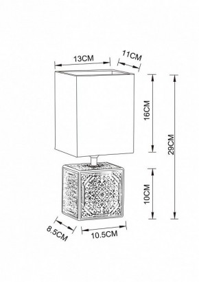 Настольная лампа декоративная Arte Lamp Fiori A4429LT-1BA в Нытве - nytva.mebel24.online | фото 3