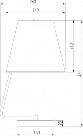 Настольная лампа декоративная Eurosvet Amaretto 01165/1 хром в Нытве - nytva.mebel24.online | фото 2