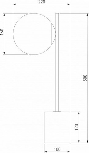 Настольная лампа декоративная Eurosvet Marbella 01157/1 латунь в Нытве - nytva.mebel24.online | фото 3