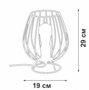 Настольная лампа декоративная Vitaluce V4296 V4296-0/1L в Нытве - nytva.mebel24.online | фото 3