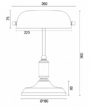 Настольная лампа офисная Maytoni Kiwi Z153-TL-01-BS в Нытве - nytva.mebel24.online | фото 2