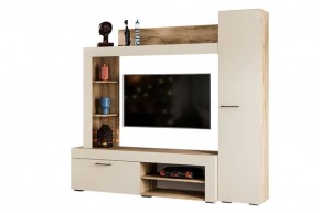 НИКОЛЬ Гостиная (Дуб крафт серый/софт айвори) в Нытве - nytva.mebel24.online | фото
