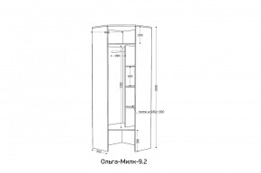 ОЛЬГА-МИЛК 9.2 Шкаф угловой с зеркалом в Нытве - nytva.mebel24.online | фото 2