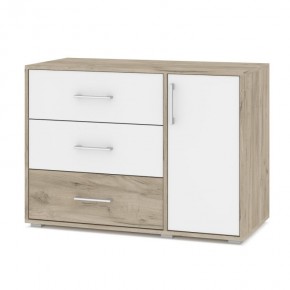 ОЛИВИЯ О63 Комод (дуб серый/белый) в Нытве - nytva.mebel24.online | фото