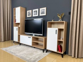 ОСКАР TRIO Гостиная (дуб золотой/белый) в Нытве - nytva.mebel24.online | фото 3