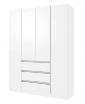ПАРУС Шкаф 4-х ств. 1600 (белый) в Нытве - nytva.mebel24.online | фото