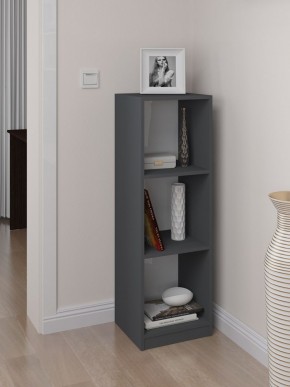 Пенал открытый мини Дублин (Графит) в Нытве - nytva.mebel24.online | фото 2
