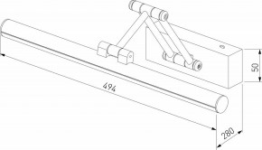 Подсветка для картины Elektrostandard Monza a064137 в Нытве - nytva.mebel24.online | фото 3