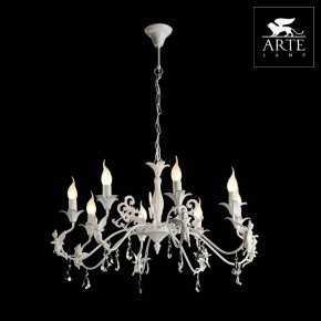 Подвесная люстра Arte Lamp Angelina A5349LM-8WH в Нытве - nytva.mebel24.online | фото 2