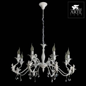Подвесная люстра Arte Lamp Angelina A5349LM-8WH в Нытве - nytva.mebel24.online | фото 4