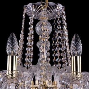 Подвесная люстра Bohemia Ivele Crystal 1402 1402/10/240/G/Leafs в Нытве - nytva.mebel24.online | фото 4