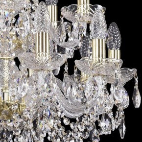Подвесная люстра Bohemia Ivele Crystal 1402 1402/10+5/195/2d/G в Нытве - nytva.mebel24.online | фото 2