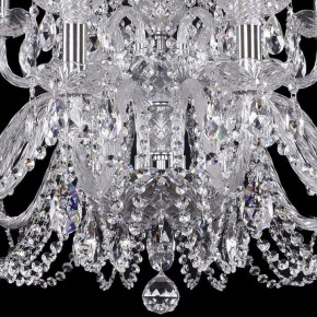 Подвесная люстра Bohemia Ivele Crystal 1402 1402/12+6/300/2d/Ni в Нытве - nytva.mebel24.online | фото 3