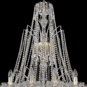 Подвесная люстра Bohemia Ivele Crystal 1411 1411/20/400/XL-120/G в Нытве - nytva.mebel24.online | фото 4