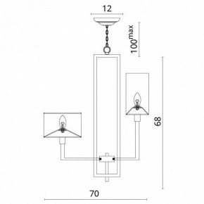 Подвесная люстра Divinare Porta 5933/01 LM-8 в Нытве - nytva.mebel24.online | фото 5