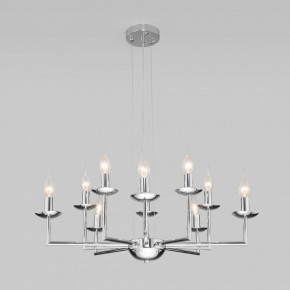 Подвесная люстра Eurosvet Cariso 60150/10 хром в Нытве - nytva.mebel24.online | фото 4