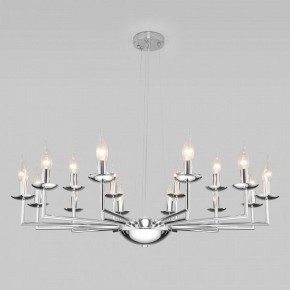 Подвесная люстра Eurosvet Cariso 60150/18 хром в Нытве - nytva.mebel24.online | фото 2