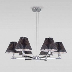 Подвесная люстра Eurosvet Peony 60136/6 хром/графит в Нытве - nytva.mebel24.online | фото 2