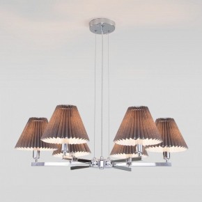 Подвесная люстра Eurosvet Peony 60136/6 хром/графит в Нытве - nytva.mebel24.online | фото 3