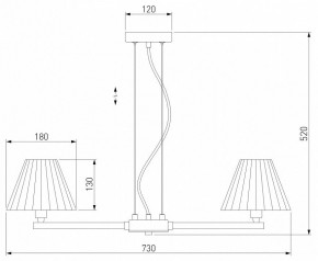 Подвесная люстра Eurosvet Peony 60136/6 хром/графит в Нытве - nytva.mebel24.online | фото 5