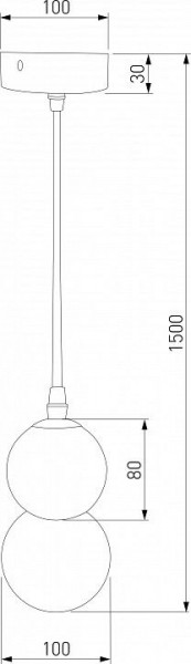 Подвесная люстра Eurosvet Polar 50250/1 LED серый в Нытве - nytva.mebel24.online | фото 3