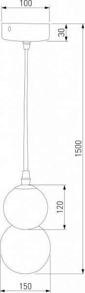 Подвесная люстра Eurosvet Polar 50251/1 LED белый в Нытве - nytva.mebel24.online | фото 3