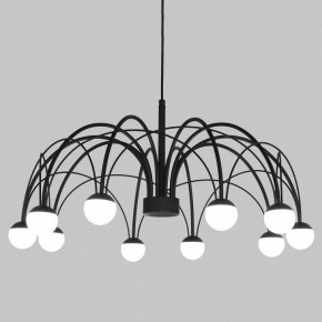 Подвесная люстра Eurosvet Ragno 90034/10 LED черный в Нытве - nytva.mebel24.online | фото