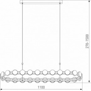 Подвесная люстра Eurosvet Tapioca 90332/26 черный в Нытве - nytva.mebel24.online | фото 5