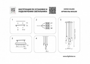 Подвесная люстра Lightstar Colore 805169 в Нытве - nytva.mebel24.online | фото 3