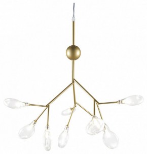 Подвесная люстра Natali Kovaltseva GRACE ll GRACE 75554/9С GOLD SATIN в Нытве - nytva.mebel24.online | фото