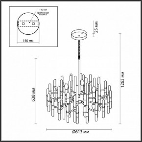 Подвесная люстра Odeon Light Stika 4988/10 в Нытве - nytva.mebel24.online | фото 7