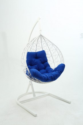 Подвесное кресло Бароло (белый/синий) в Нытве - nytva.mebel24.online | фото
