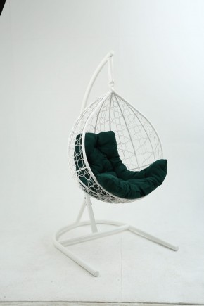 Подвесное кресло Бароло (белый/зеленый) в Нытве - nytva.mebel24.online | фото
