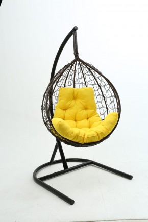 Подвесное кресло Бароло (коричневый/желтый) в Нытве - nytva.mebel24.online | фото