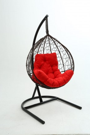 Подвесное кресло Бароло (коричневый/красный) в Нытве - nytva.mebel24.online | фото