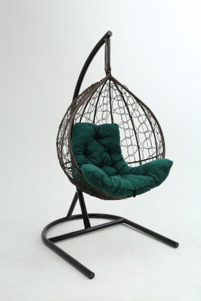 Подвесное кресло Бароло (коричневый/зеленый) в Нытве - nytva.mebel24.online | фото