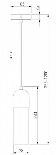 Подвесной светильник Eurosvet Airon 50180/1 янтарный в Нытве - nytva.mebel24.online | фото 2