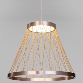 Подвесной светильник Eurosvet Cesta 40016/1 LED коричневый в Нытве - nytva.mebel24.online | фото