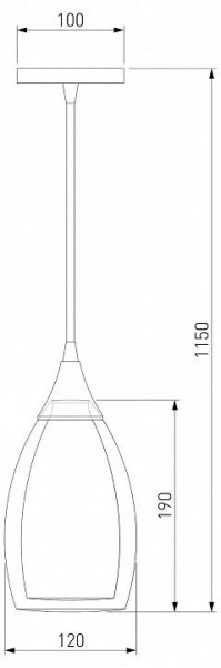 Подвесной светильник Eurosvet Cosmic 50085/1 золото в Нытве - nytva.mebel24.online | фото 5