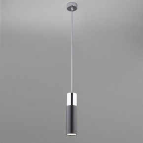 Подвесной светильник Eurosvet Double Topper 50135/1 LED хром/черный в Нытве - nytva.mebel24.online | фото 3