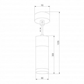 Подвесной светильник Eurosvet Double Topper 50135/1 LED хром/черный в Нытве - nytva.mebel24.online | фото 4